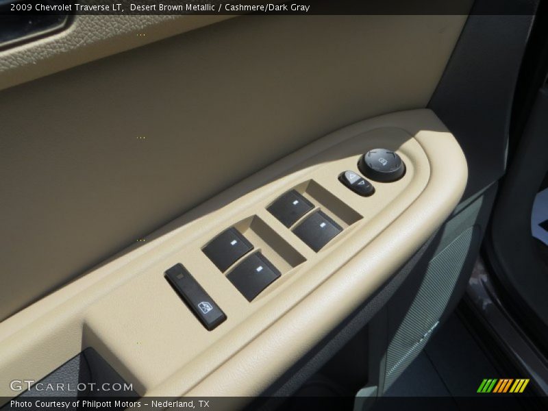Desert Brown Metallic / Cashmere/Dark Gray 2009 Chevrolet Traverse LT