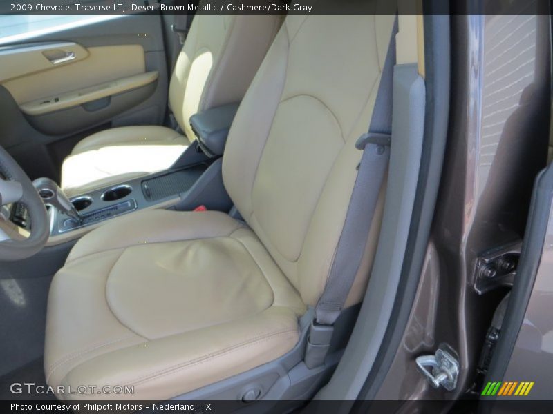 Desert Brown Metallic / Cashmere/Dark Gray 2009 Chevrolet Traverse LT