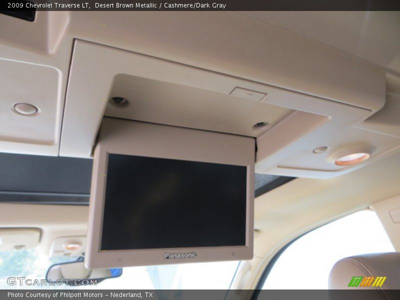 Desert Brown Metallic / Cashmere/Dark Gray 2009 Chevrolet Traverse LT