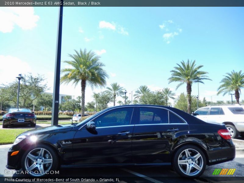 Black / Black 2010 Mercedes-Benz E 63 AMG Sedan