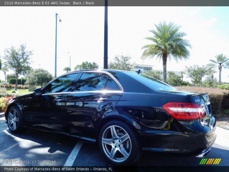 Black / Black 2010 Mercedes-Benz E 63 AMG Sedan