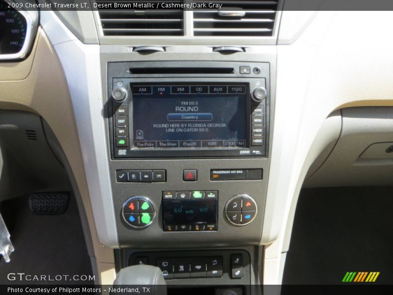 Desert Brown Metallic / Cashmere/Dark Gray 2009 Chevrolet Traverse LT