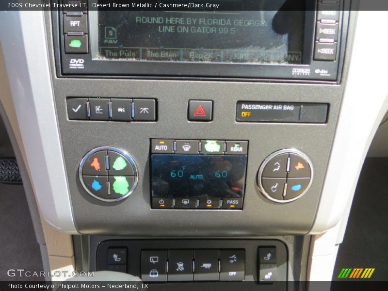 Desert Brown Metallic / Cashmere/Dark Gray 2009 Chevrolet Traverse LT