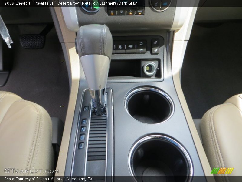 Desert Brown Metallic / Cashmere/Dark Gray 2009 Chevrolet Traverse LT
