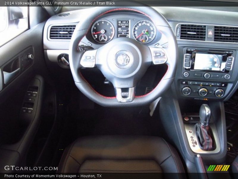 Platinum Gray Metallic / Titan Black 2014 Volkswagen Jetta GLI