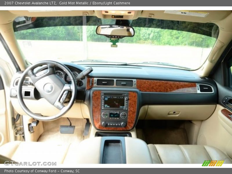Gold Mist Metallic / Ebony/Light Cashmere 2007 Chevrolet Avalanche LTZ