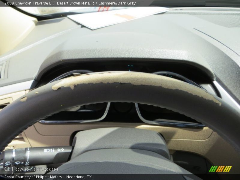 Desert Brown Metallic / Cashmere/Dark Gray 2009 Chevrolet Traverse LT