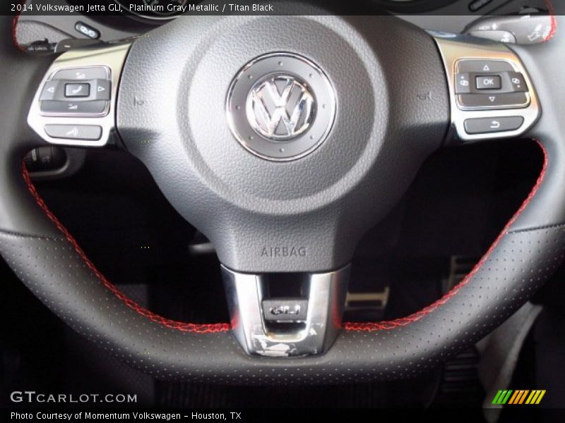 Platinum Gray Metallic / Titan Black 2014 Volkswagen Jetta GLI