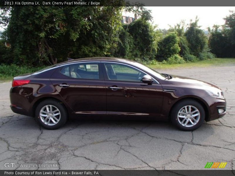 Dark Cherry Pearl Metallic / Beige 2013 Kia Optima LX