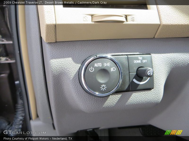 Desert Brown Metallic / Cashmere/Dark Gray 2009 Chevrolet Traverse LT