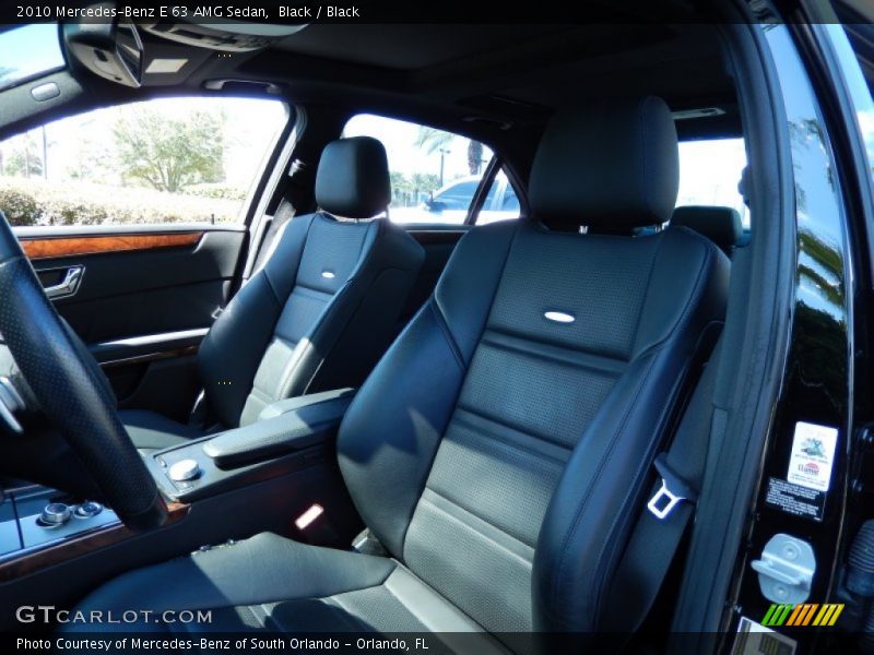 Black / Black 2010 Mercedes-Benz E 63 AMG Sedan
