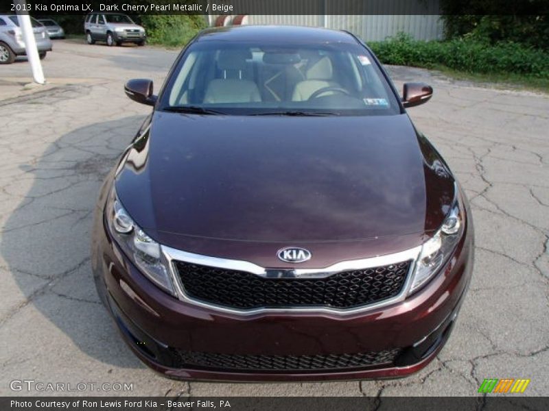 Dark Cherry Pearl Metallic / Beige 2013 Kia Optima LX