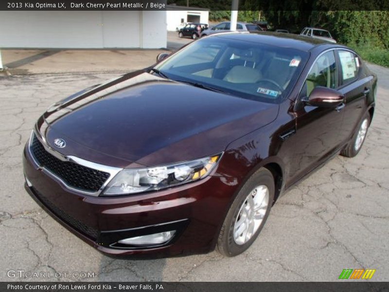 Dark Cherry Pearl Metallic / Beige 2013 Kia Optima LX