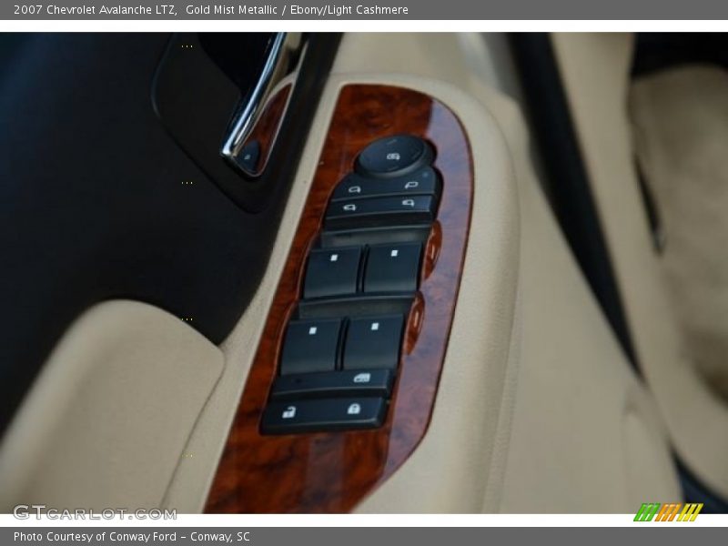 Gold Mist Metallic / Ebony/Light Cashmere 2007 Chevrolet Avalanche LTZ