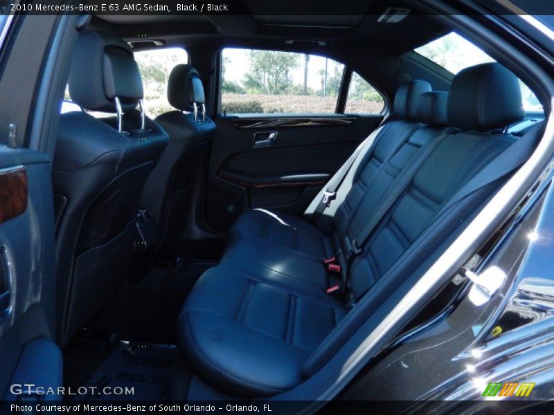 Black / Black 2010 Mercedes-Benz E 63 AMG Sedan