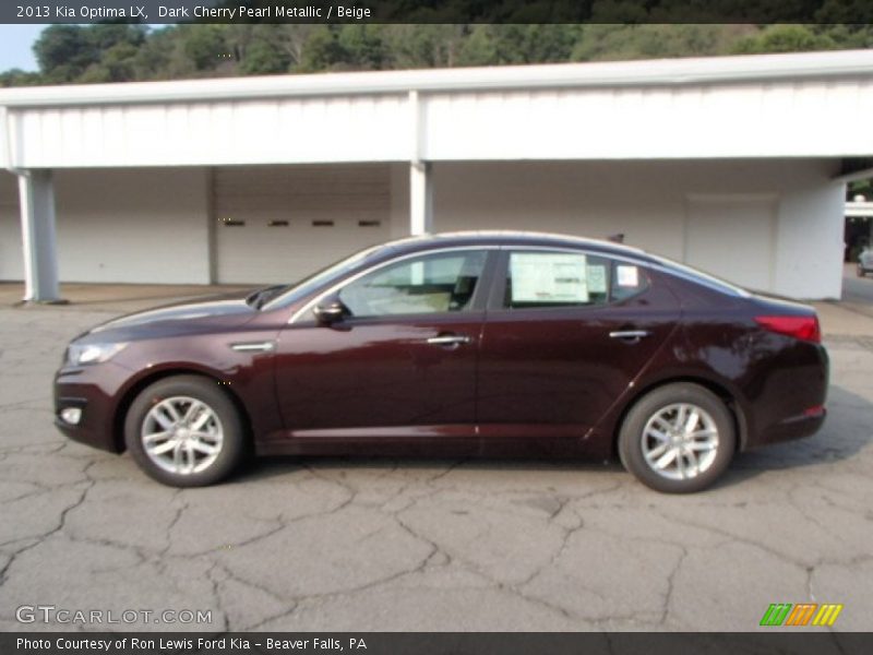 Dark Cherry Pearl Metallic / Beige 2013 Kia Optima LX