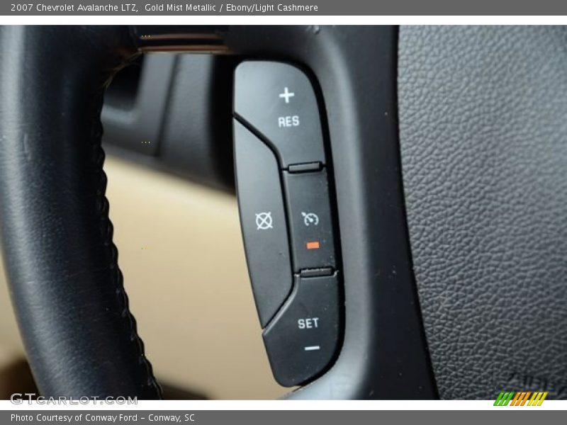 Gold Mist Metallic / Ebony/Light Cashmere 2007 Chevrolet Avalanche LTZ