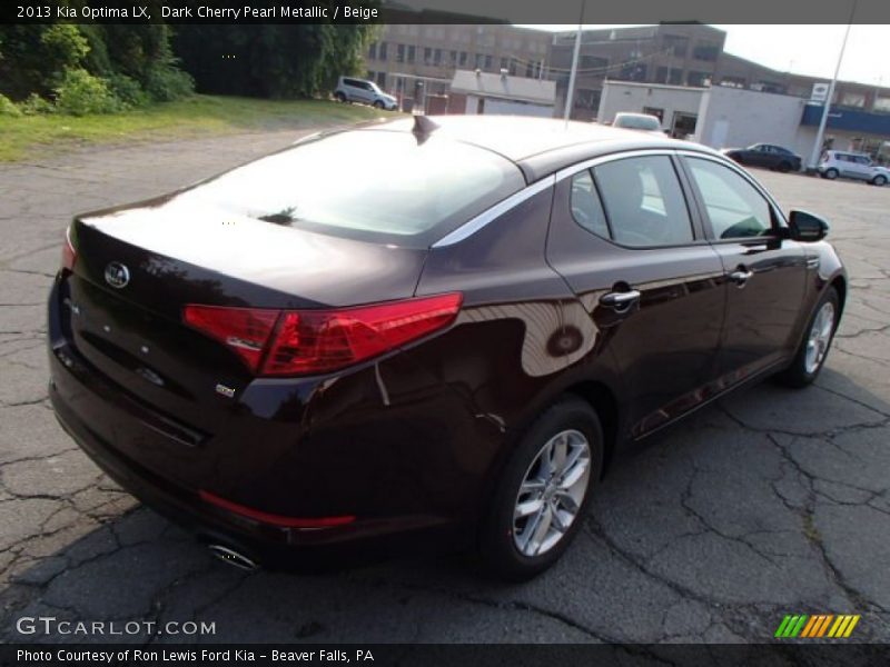 Dark Cherry Pearl Metallic / Beige 2013 Kia Optima LX