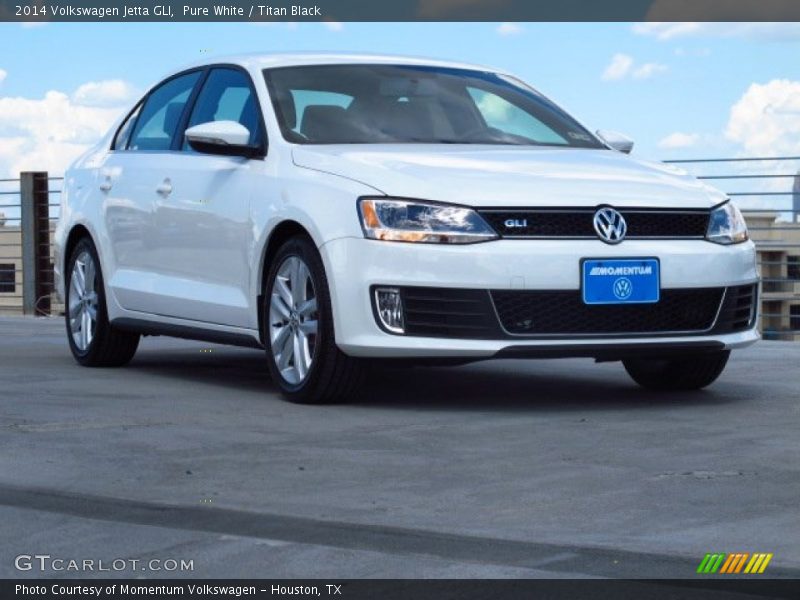 Pure White / Titan Black 2014 Volkswagen Jetta GLI