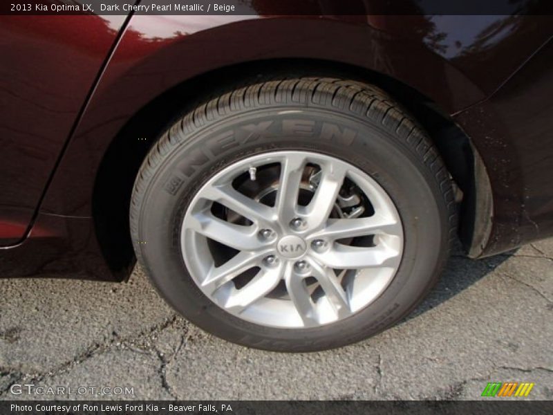 Dark Cherry Pearl Metallic / Beige 2013 Kia Optima LX