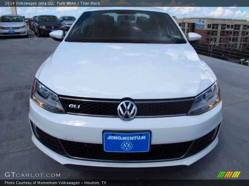 Pure White / Titan Black 2014 Volkswagen Jetta GLI