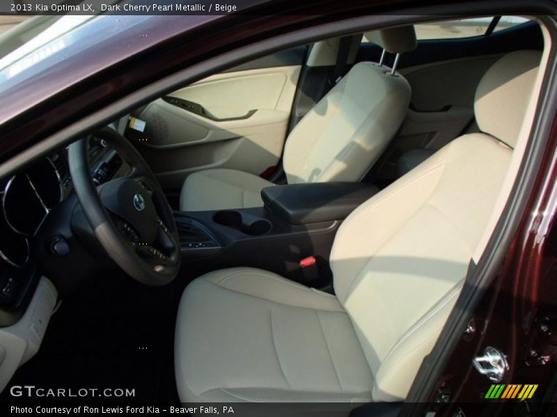 Dark Cherry Pearl Metallic / Beige 2013 Kia Optima LX