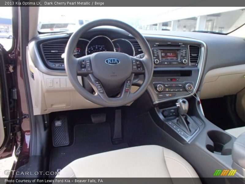 Dark Cherry Pearl Metallic / Beige 2013 Kia Optima LX