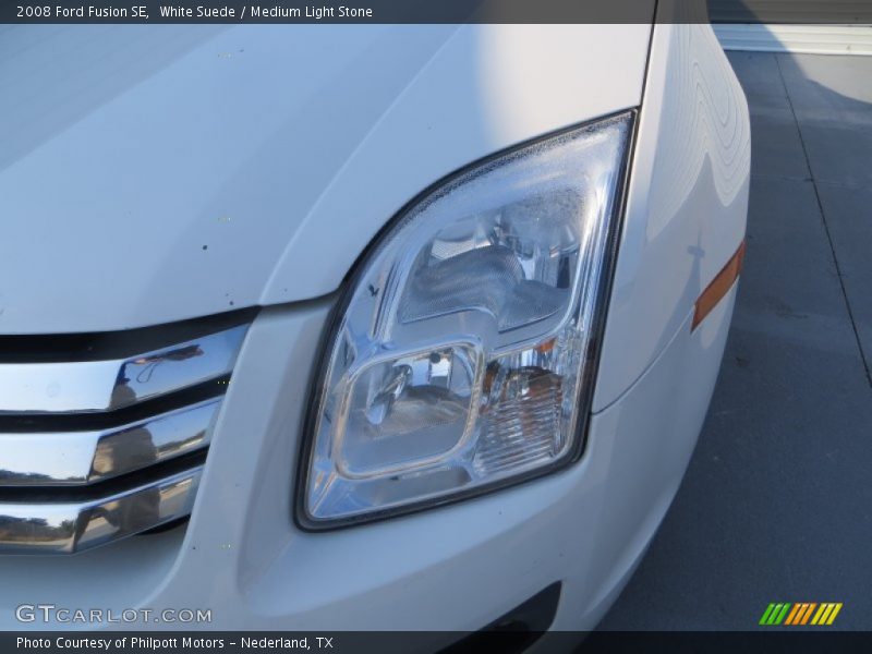 White Suede / Medium Light Stone 2008 Ford Fusion SE