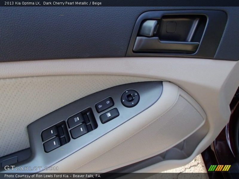 Dark Cherry Pearl Metallic / Beige 2013 Kia Optima LX