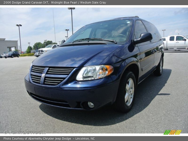 Midnight Blue Pearl / Medium Slate Gray 2006 Dodge Grand Caravan SXT