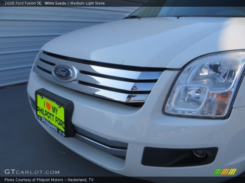 White Suede / Medium Light Stone 2008 Ford Fusion SE