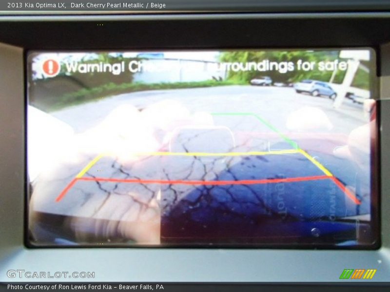 Dark Cherry Pearl Metallic / Beige 2013 Kia Optima LX