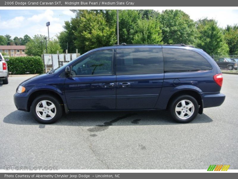 Midnight Blue Pearl / Medium Slate Gray 2006 Dodge Grand Caravan SXT