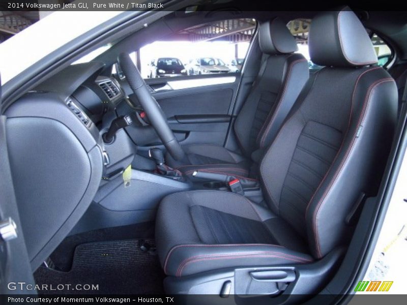 Pure White / Titan Black 2014 Volkswagen Jetta GLI