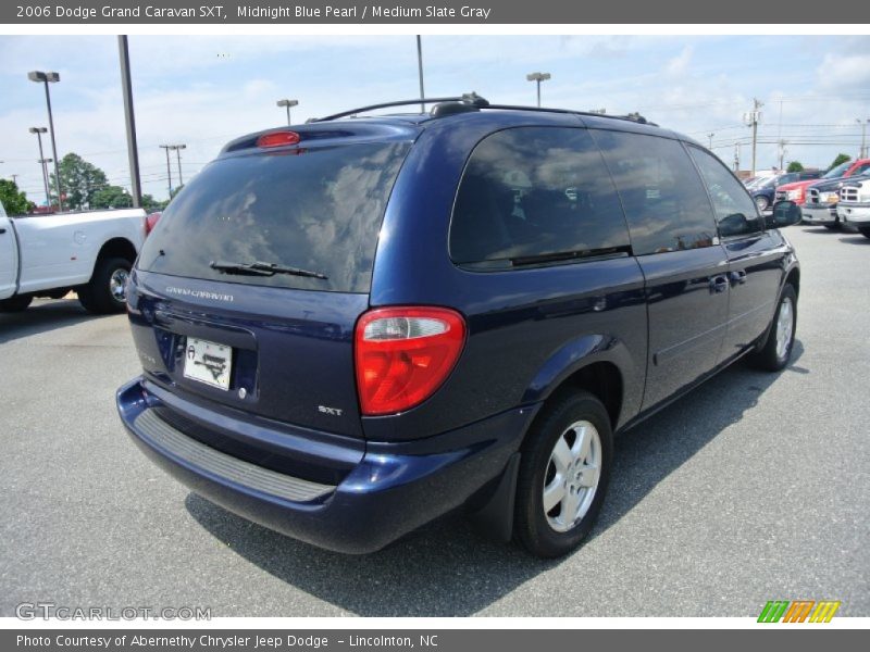 Midnight Blue Pearl / Medium Slate Gray 2006 Dodge Grand Caravan SXT