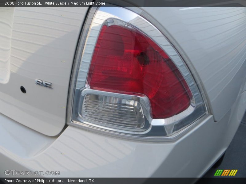 White Suede / Medium Light Stone 2008 Ford Fusion SE