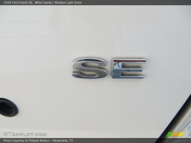 White Suede / Medium Light Stone 2008 Ford Fusion SE