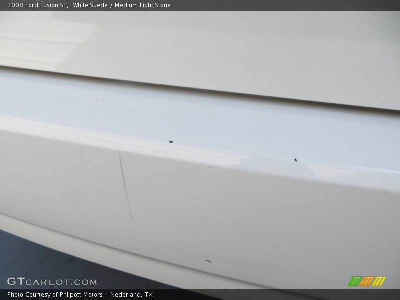 White Suede / Medium Light Stone 2008 Ford Fusion SE