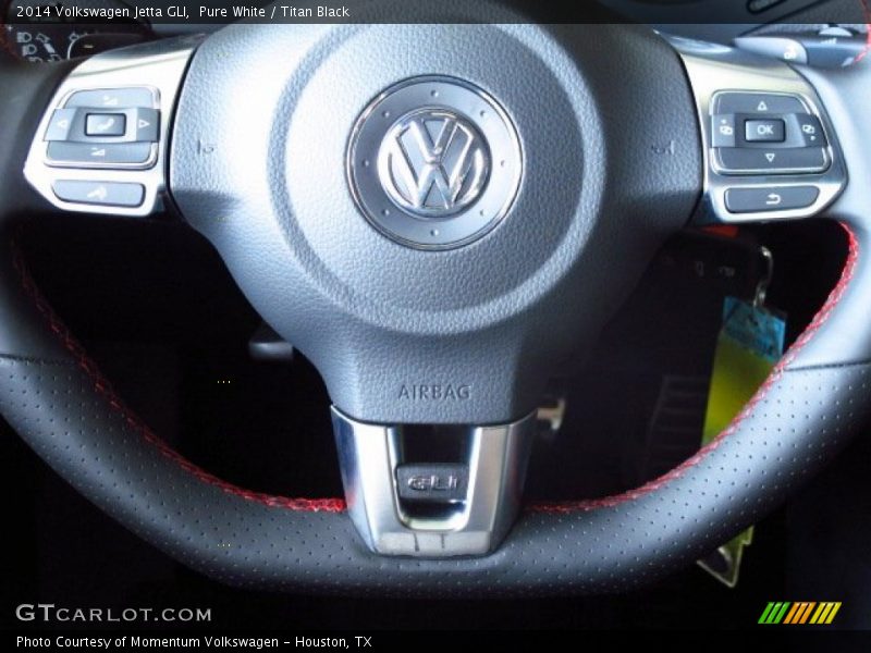 Pure White / Titan Black 2014 Volkswagen Jetta GLI