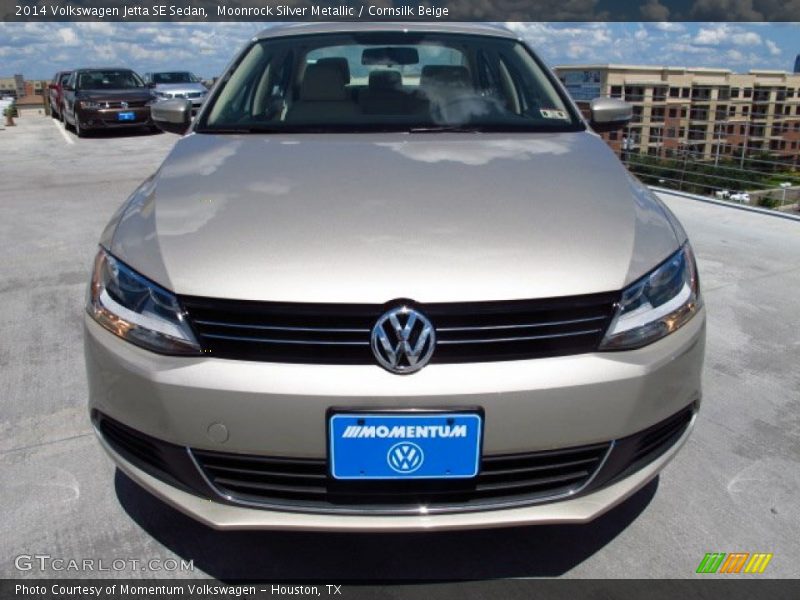 Moonrock Silver Metallic / Cornsilk Beige 2014 Volkswagen Jetta SE Sedan
