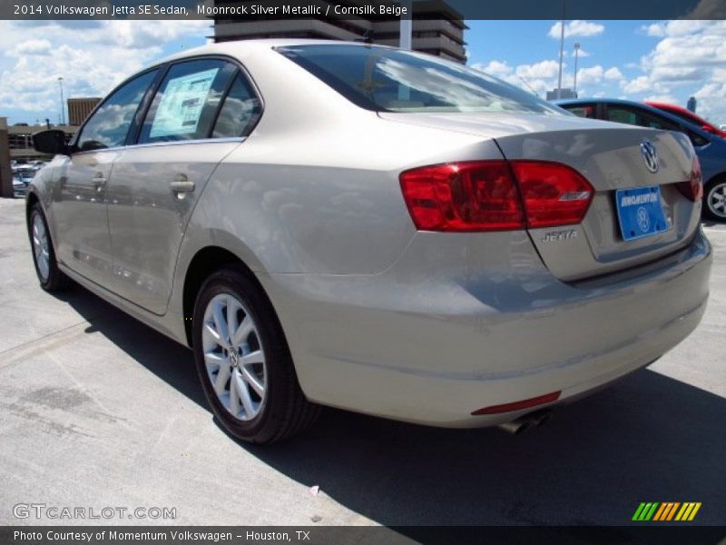 Moonrock Silver Metallic / Cornsilk Beige 2014 Volkswagen Jetta SE Sedan