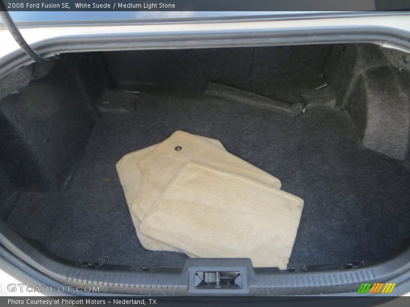 White Suede / Medium Light Stone 2008 Ford Fusion SE