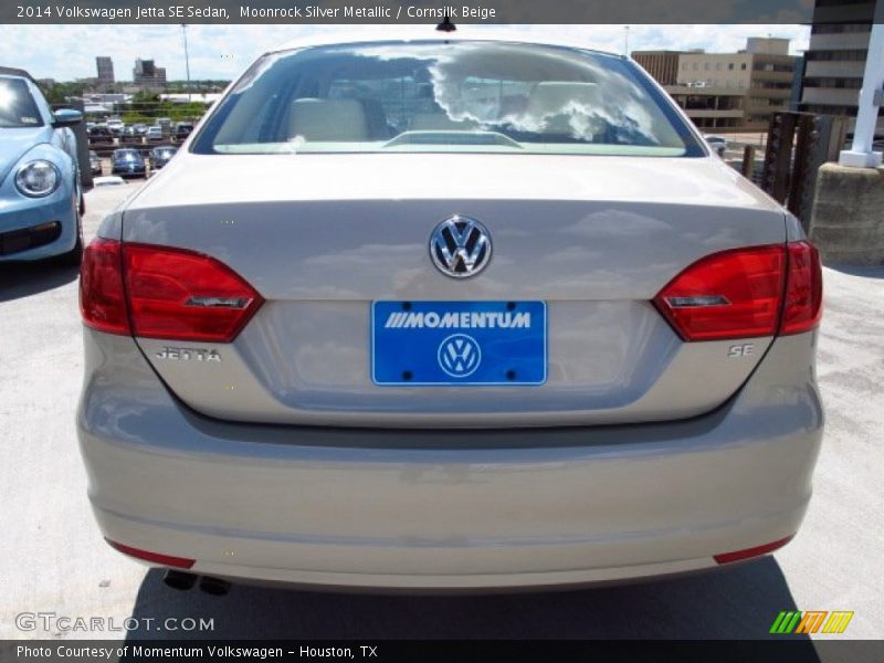 Moonrock Silver Metallic / Cornsilk Beige 2014 Volkswagen Jetta SE Sedan