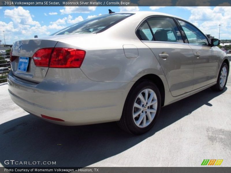 Moonrock Silver Metallic / Cornsilk Beige 2014 Volkswagen Jetta SE Sedan