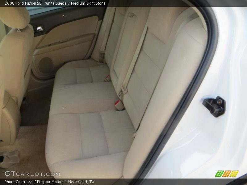 White Suede / Medium Light Stone 2008 Ford Fusion SE