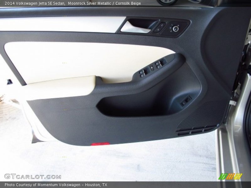 Moonrock Silver Metallic / Cornsilk Beige 2014 Volkswagen Jetta SE Sedan