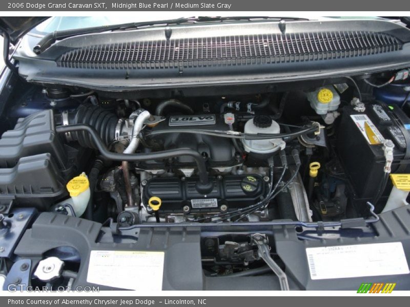 Midnight Blue Pearl / Medium Slate Gray 2006 Dodge Grand Caravan SXT