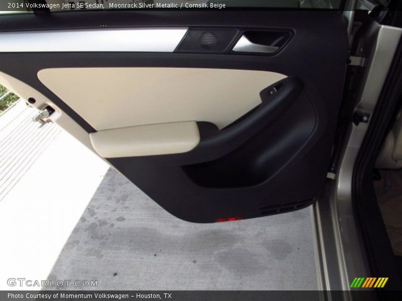 Moonrock Silver Metallic / Cornsilk Beige 2014 Volkswagen Jetta SE Sedan