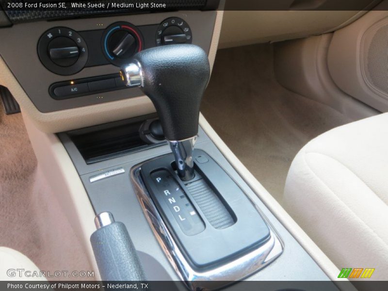 White Suede / Medium Light Stone 2008 Ford Fusion SE