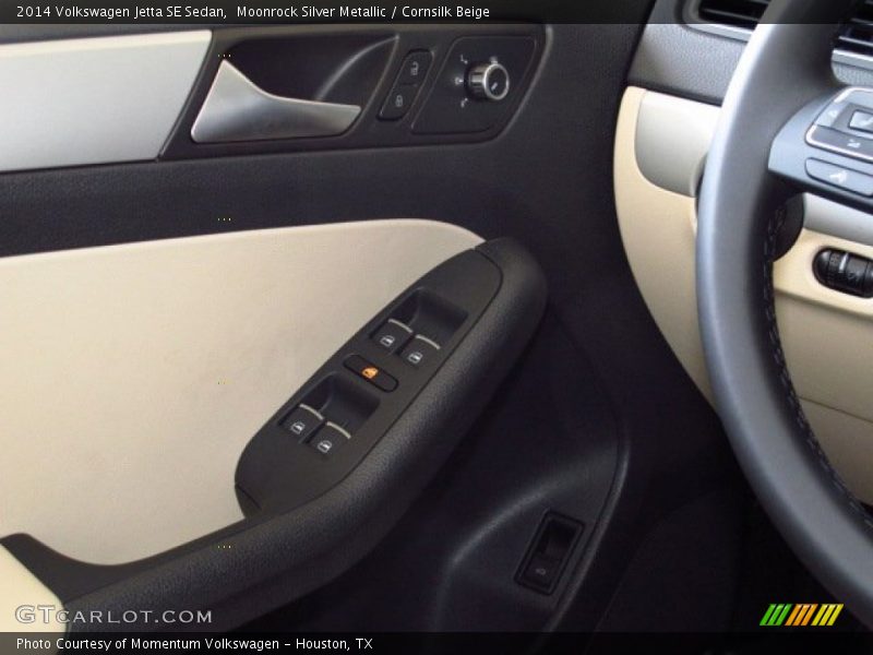 Moonrock Silver Metallic / Cornsilk Beige 2014 Volkswagen Jetta SE Sedan